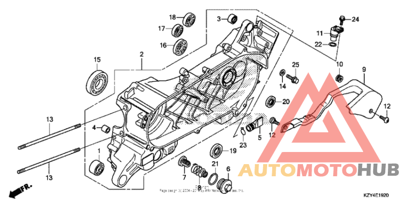 Картер левая половина