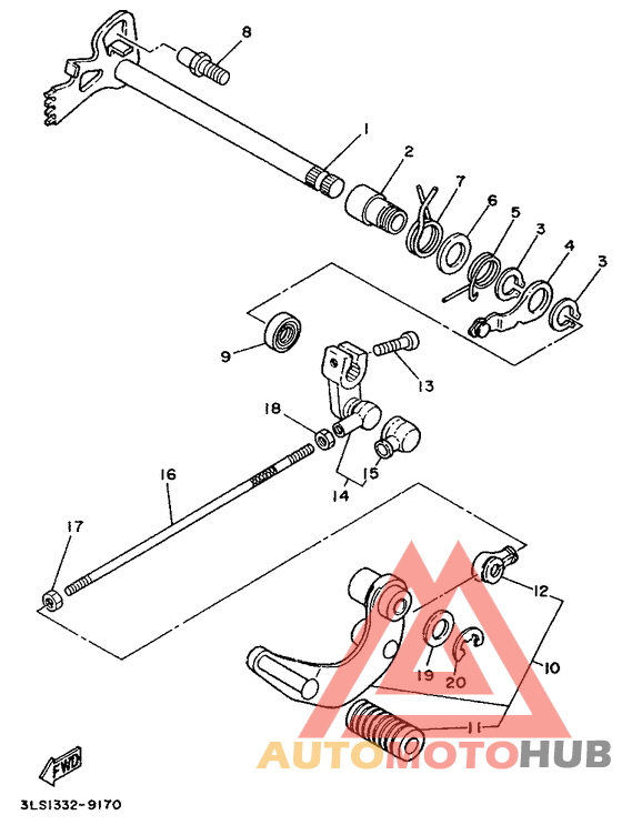 Вал переключения