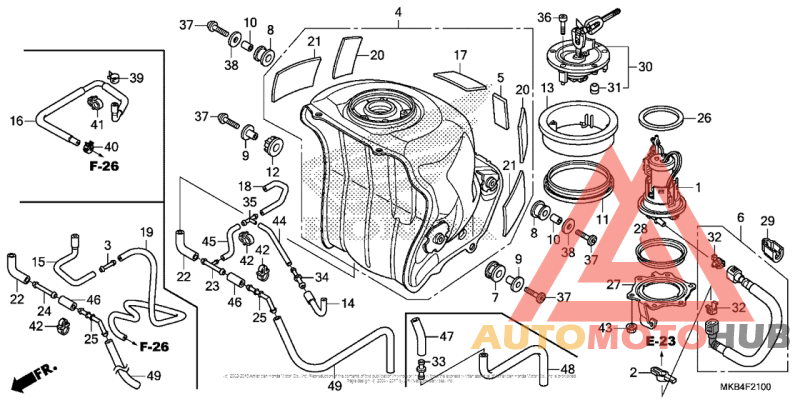Fuel Tank + Fuel Pump