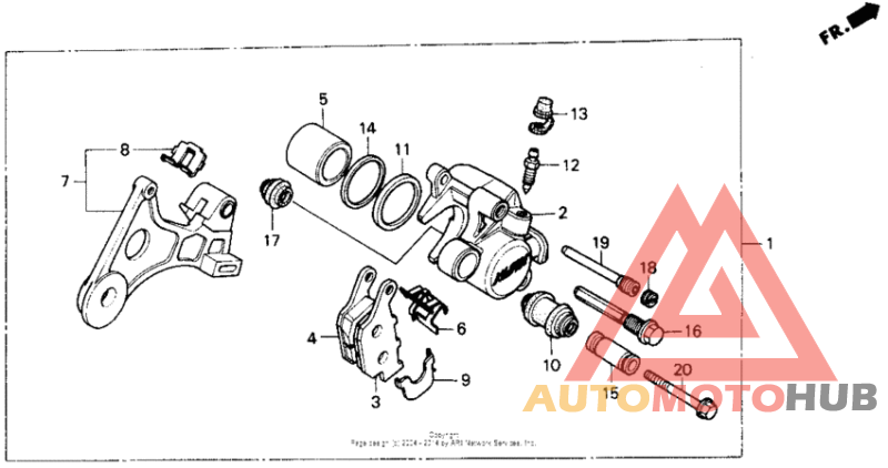 Задний суппорт