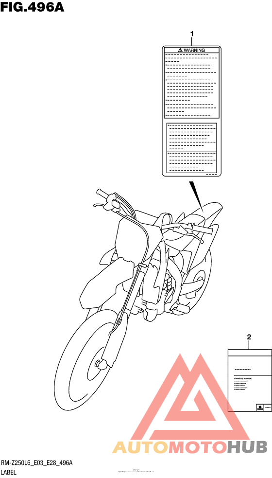 Label (Rm-Z250L6 E03)