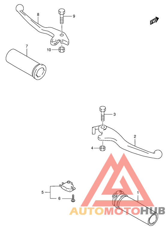 Рулевой рычаг