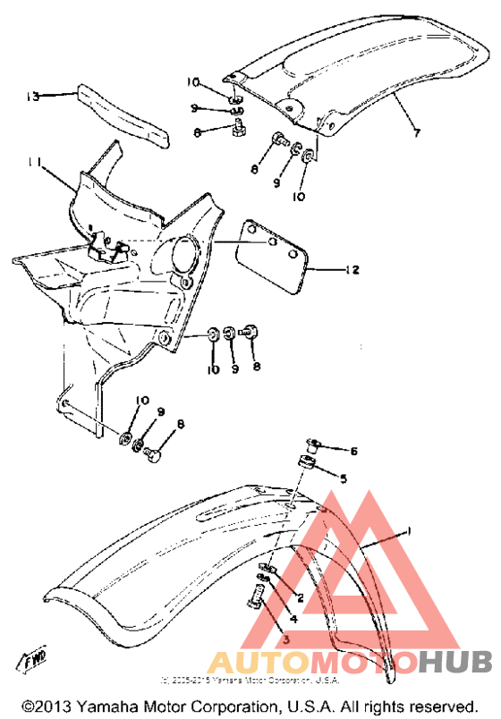 Front fender - rear fender