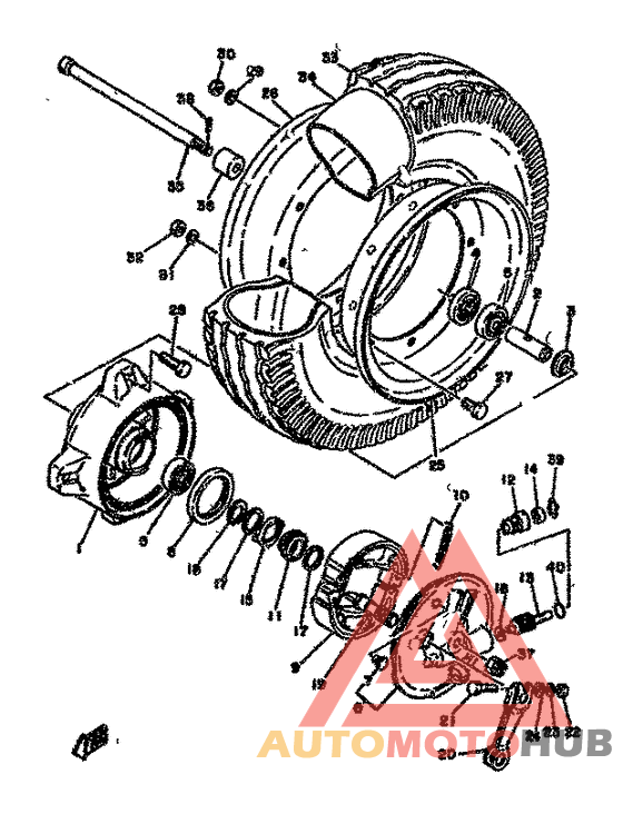 Переднее колесо