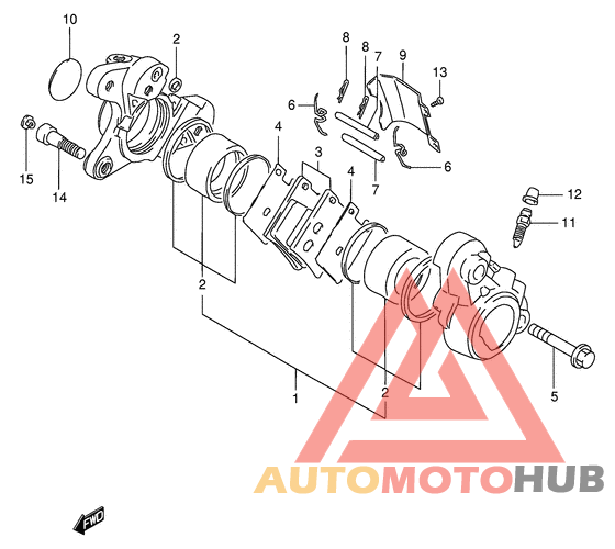 Передний суппорт
