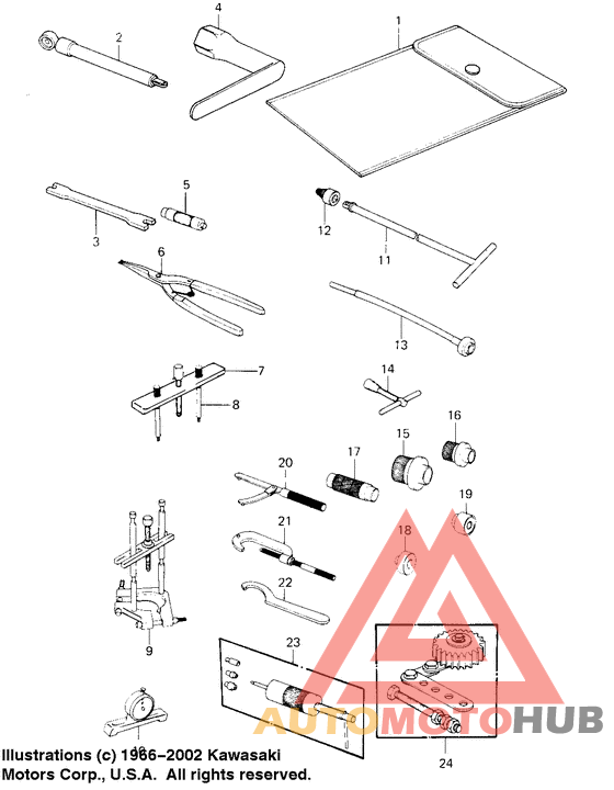 Owner tools/special service tools