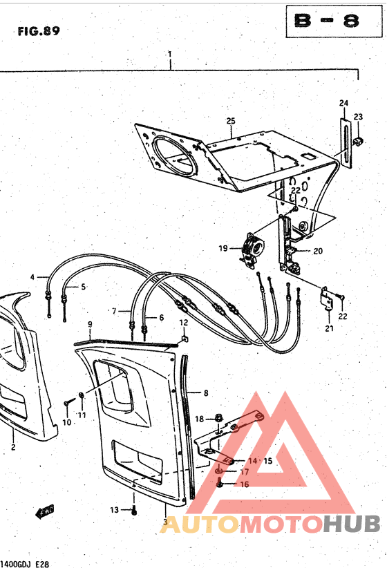 Air vent fairing set