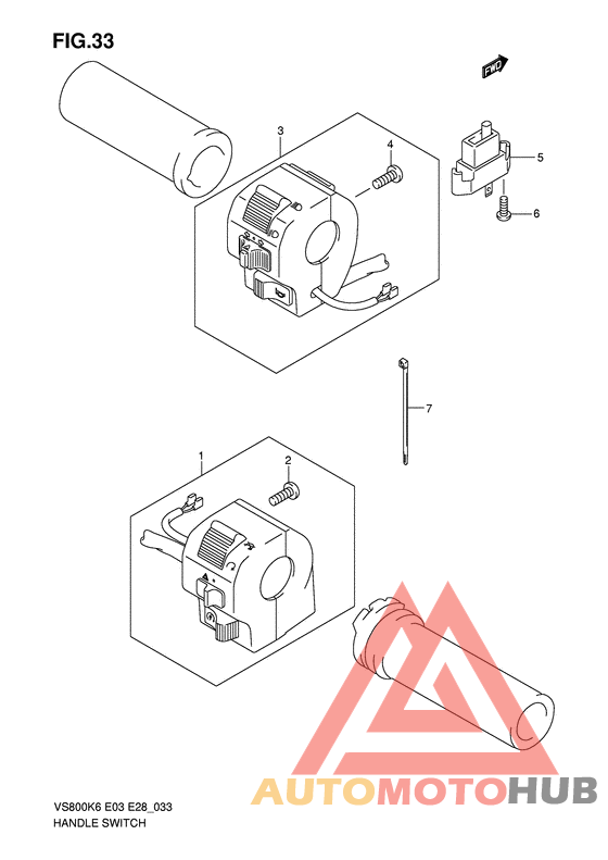 Рулевой переключатель