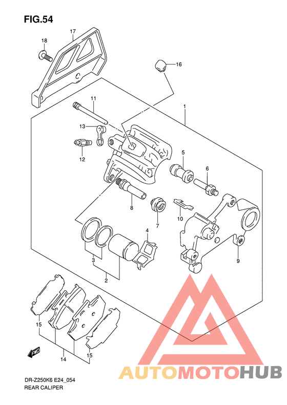Задний суппорт
