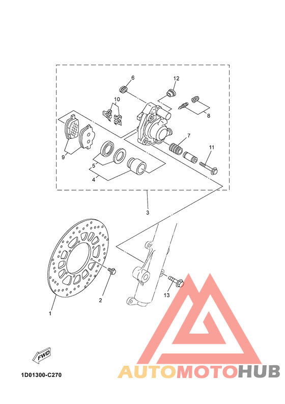 Передний суппорт