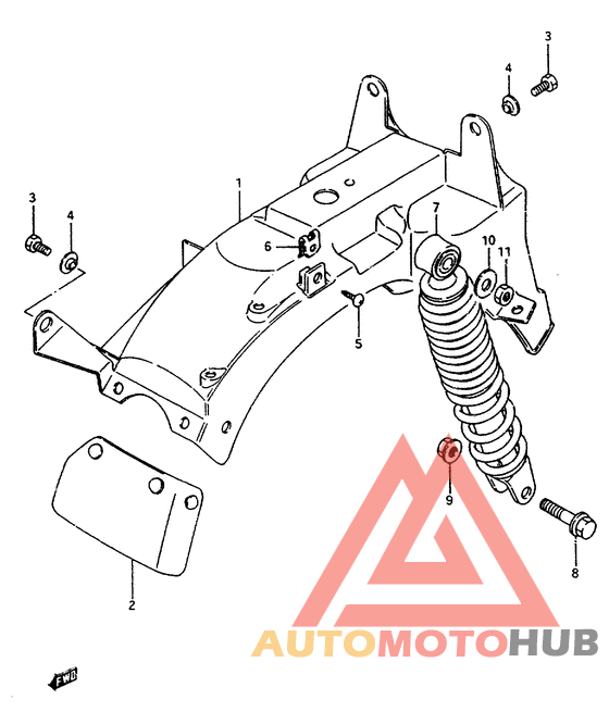 Заднее крыло