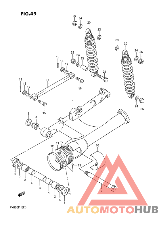 Маятник задний