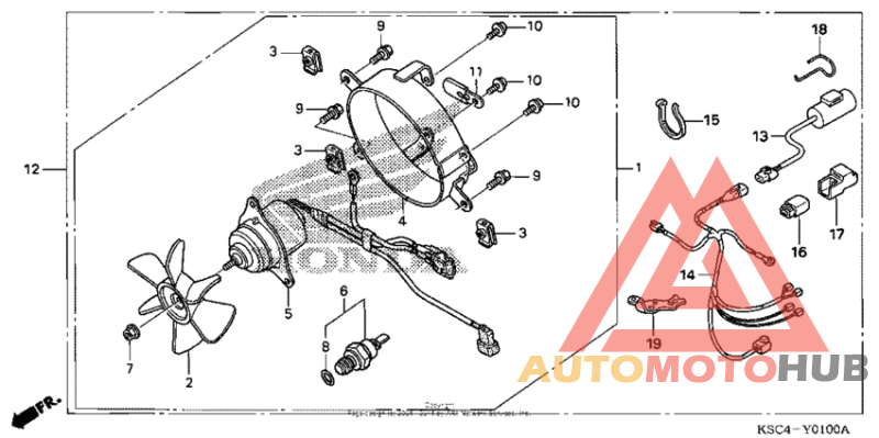 Вентилятор охлаждения