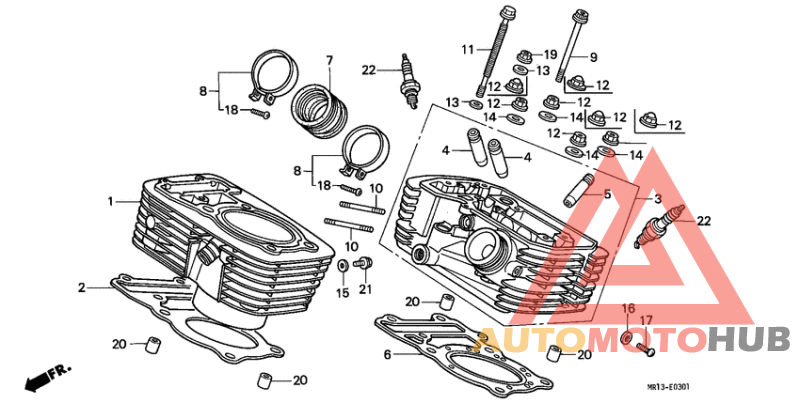 Cylinder/cylinder head