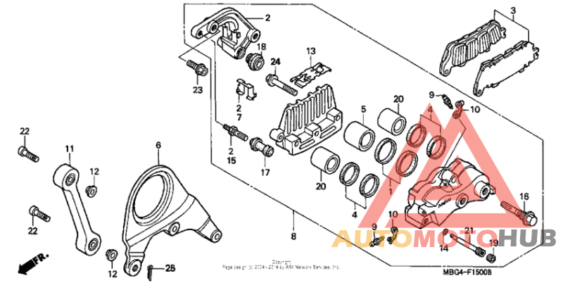 Задний суппорт