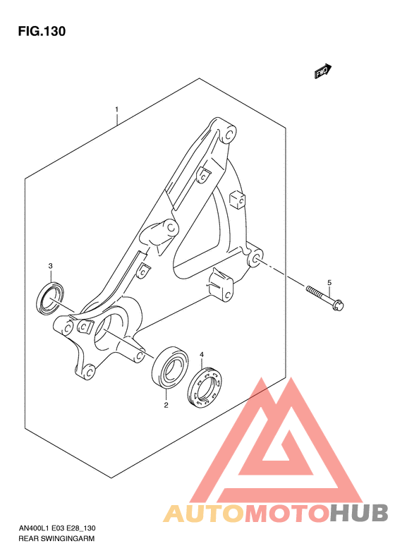 Rear swingingarm