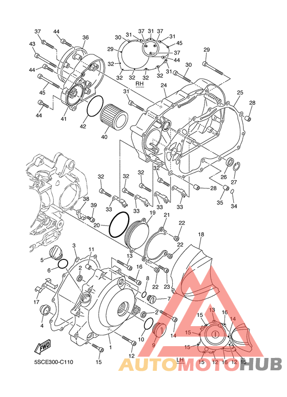 Крышка картера двигателя