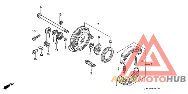 Передний тормоз