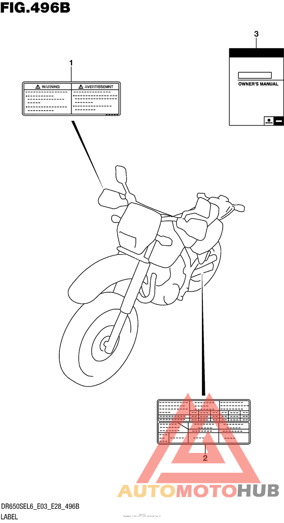 Label (Dr650Sel6 E28)