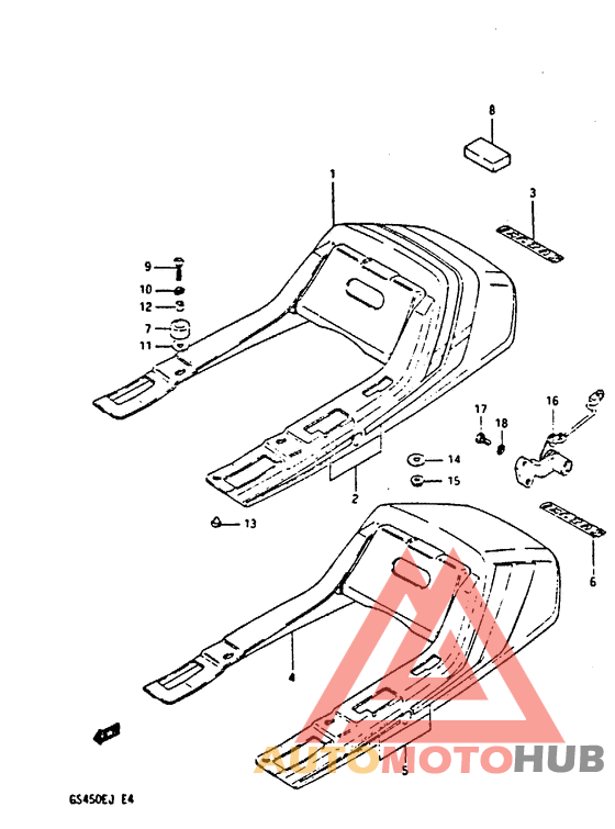 Обтекатель сидения