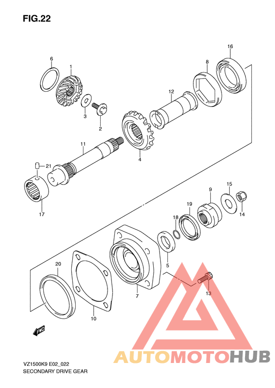 Secondary fixed sheave