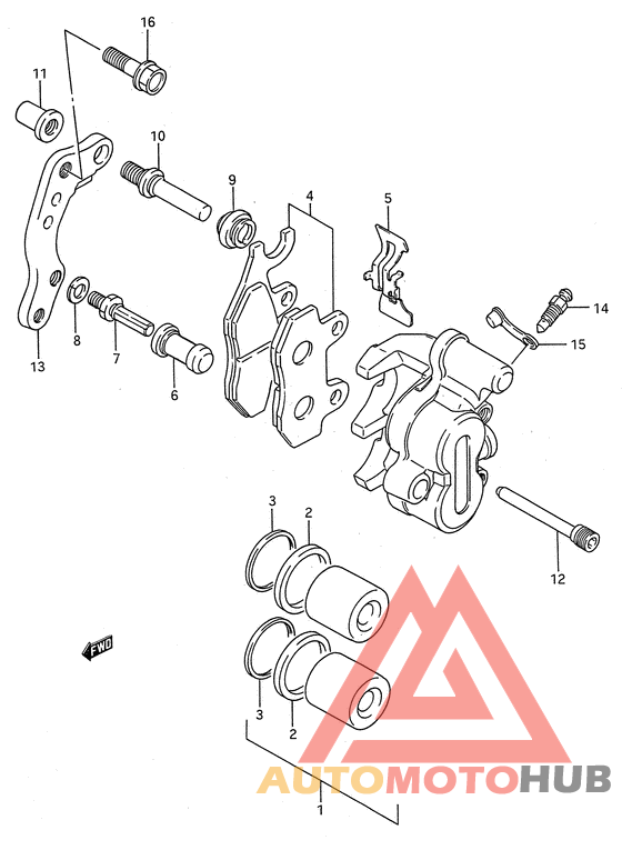Передний суппорт