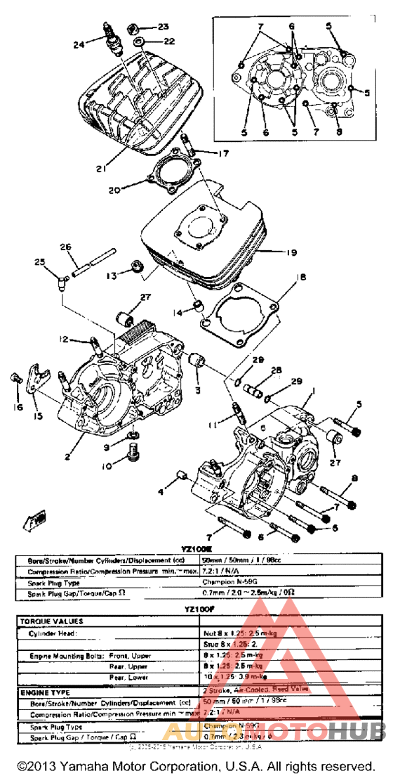 Cylinder - crankcase