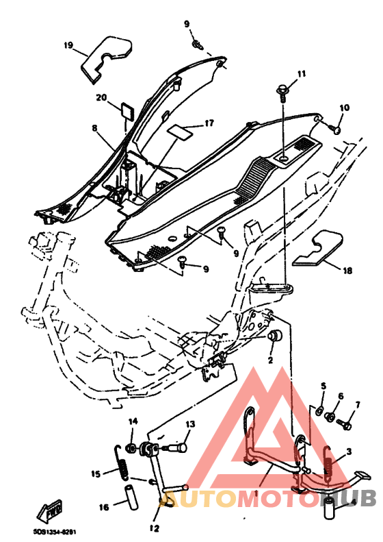 Support & repose pied