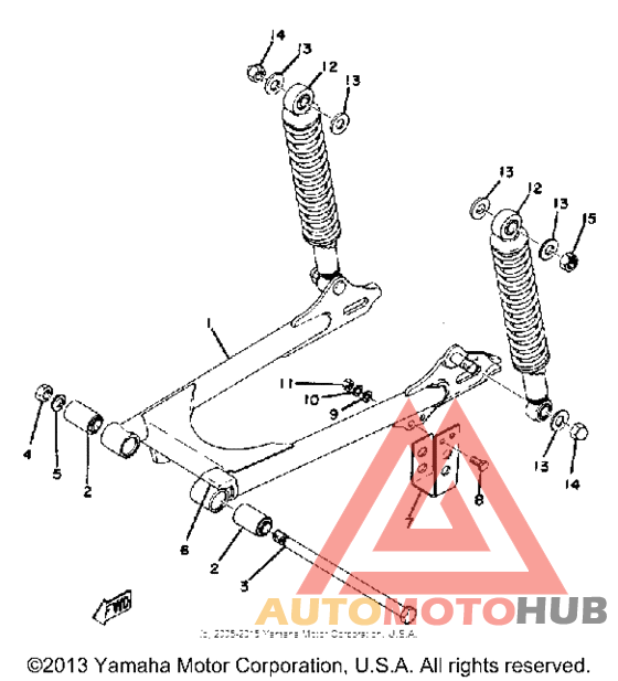 Rear arm - rear cushion