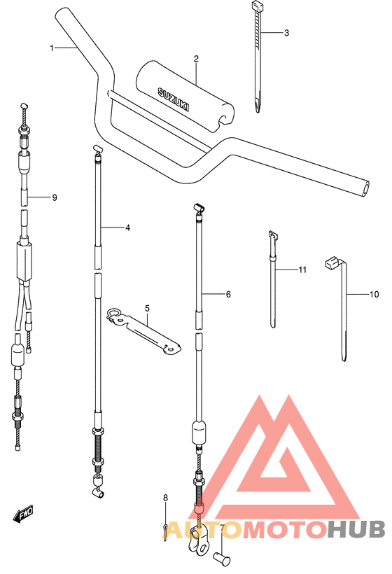 Руль -тросы