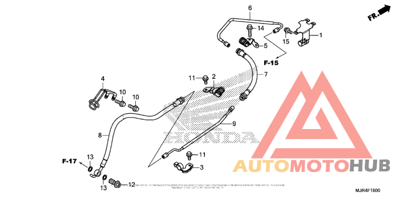 Rear Brake Hose (Std)
