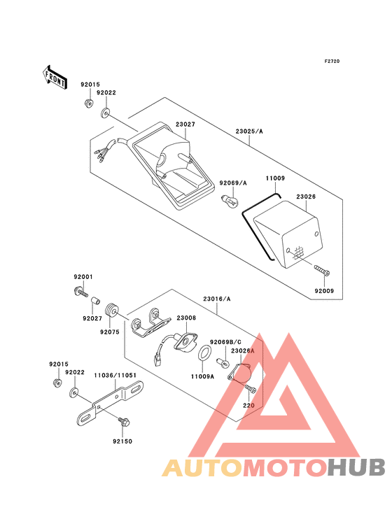 Taillight unit ass`y