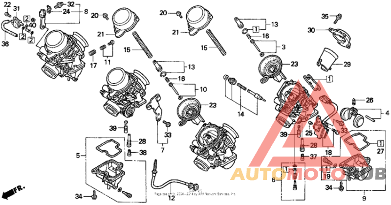 Компоненты карбюратора