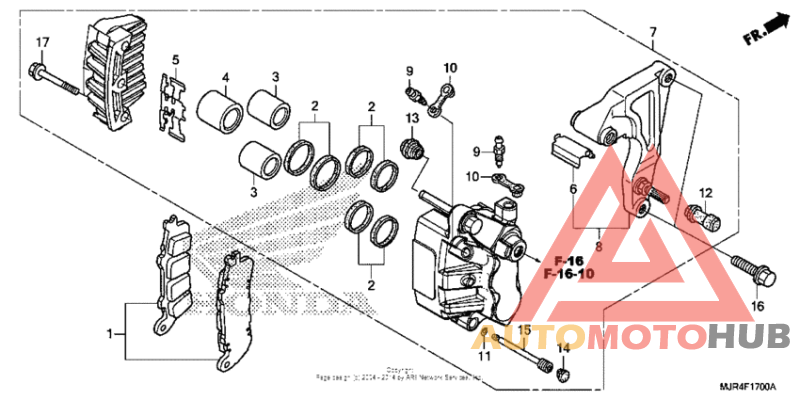 Задний суппорт