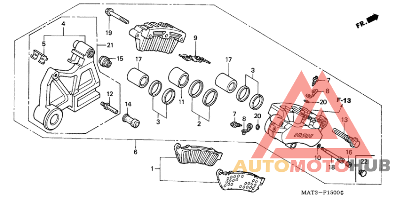Задний суппорт