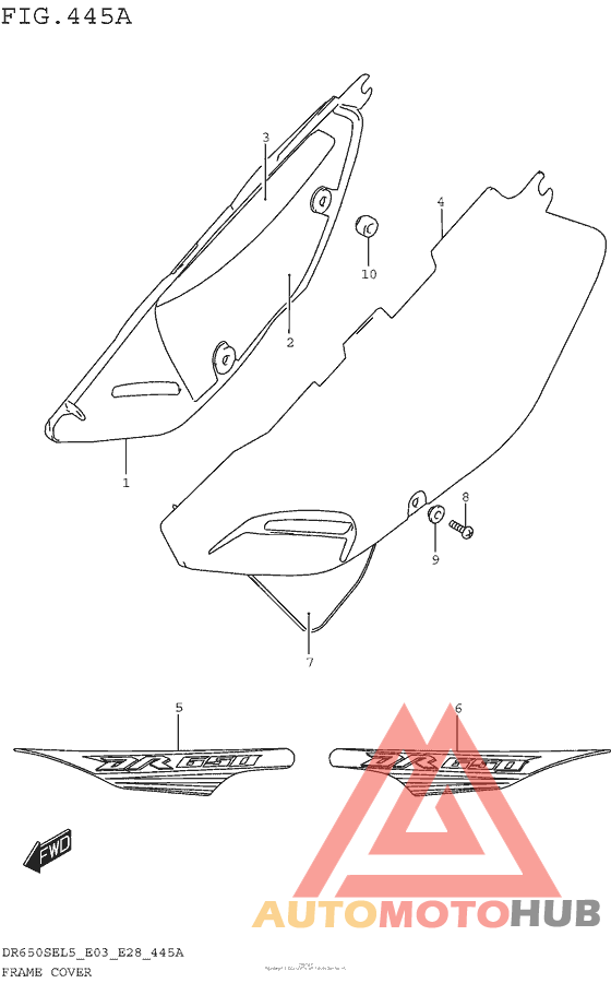 Обтекатель рамы