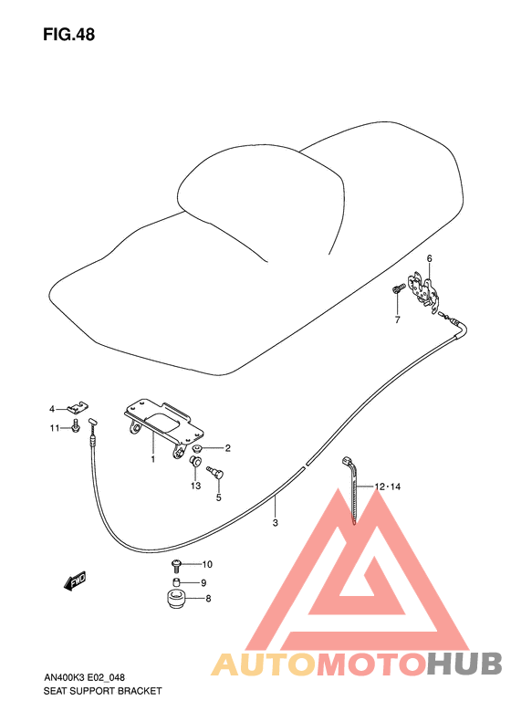 Seat support bracket