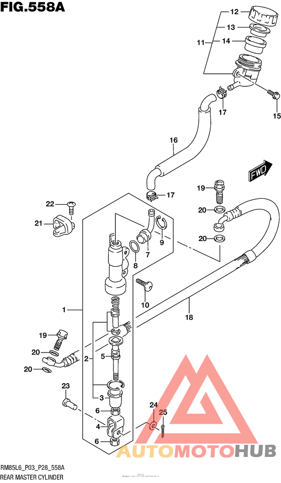 Rear Master Cylinder (Rm85L6 P03)