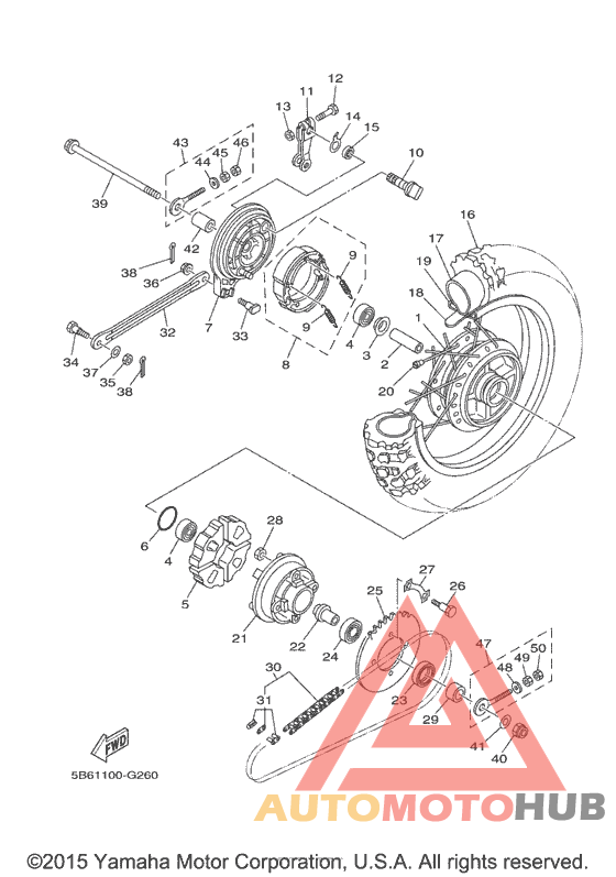 Переднее колесо