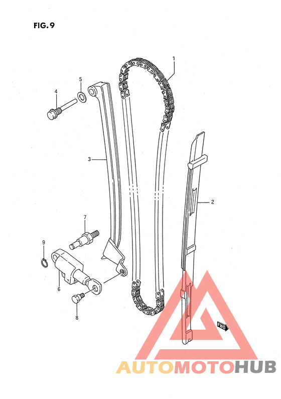Держатель направляющей