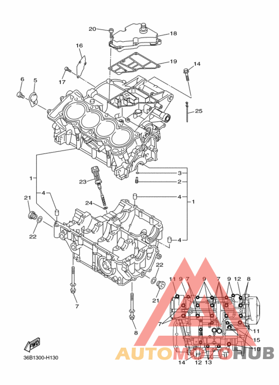 Картер двигателя