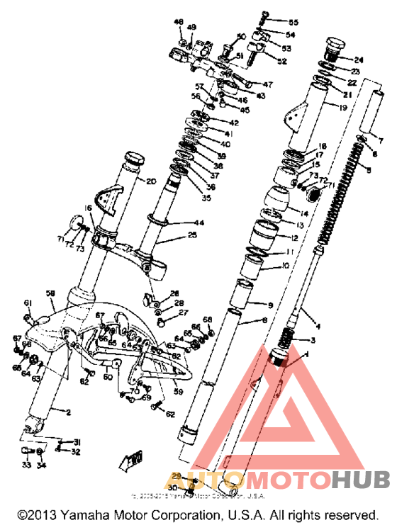 Front fork - front fender