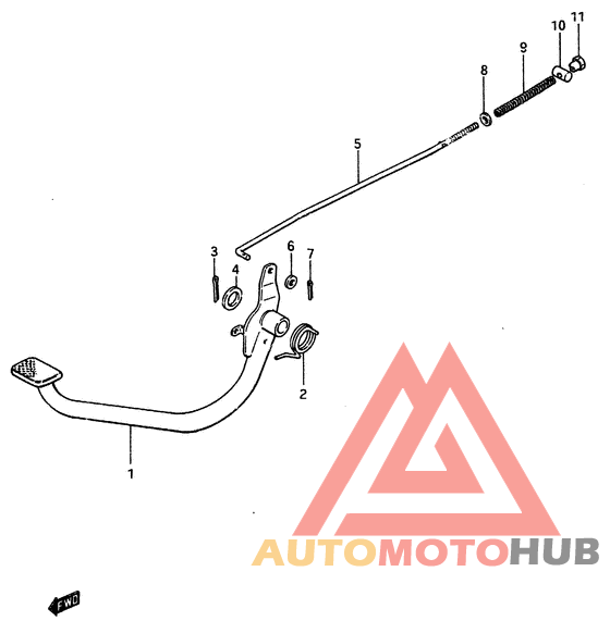 Передний суппорт
