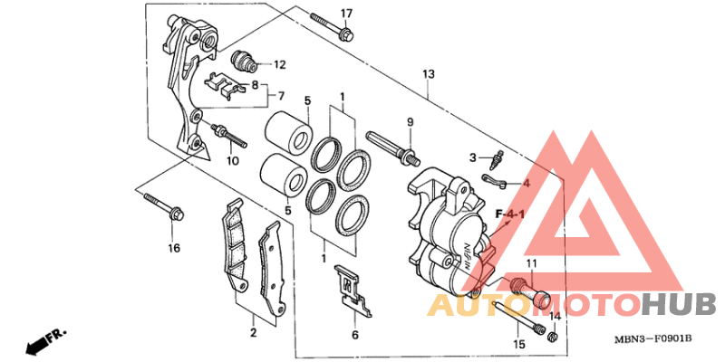 Передний суппорт