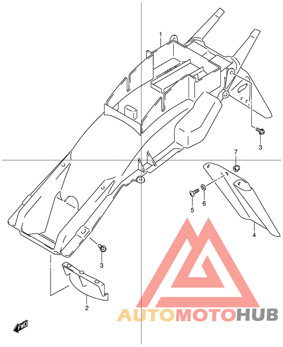 Заднее крыло