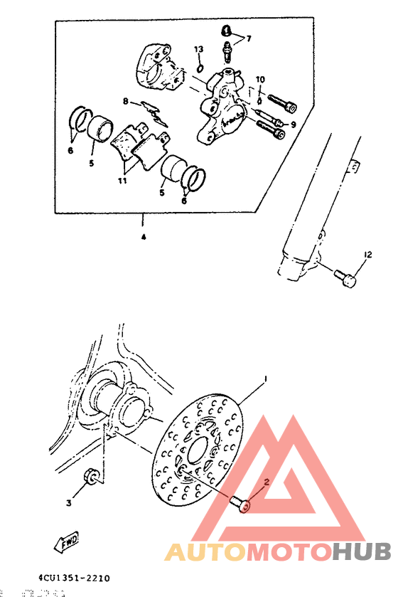 Vorderradbremssattel