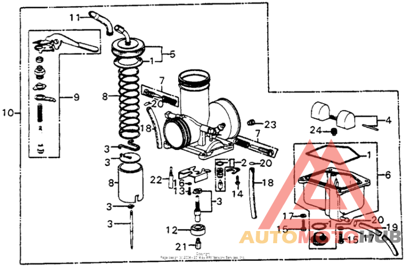 Компоненты карбюратора
