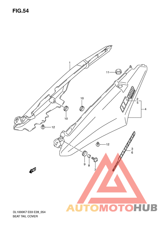 Обтекатель сидения