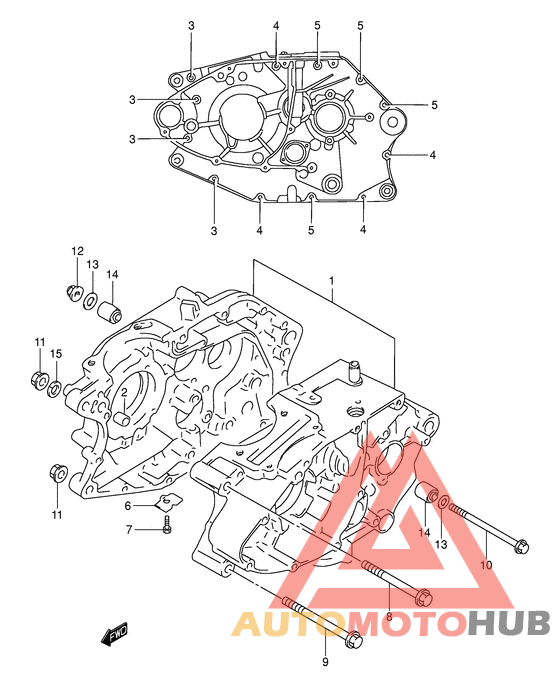Картер двигателя