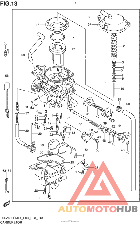 Carburetor (Dr-Z400Sml4 E28)